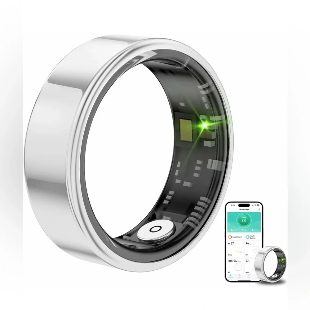 Smart Fitness Ring - Silver-#11